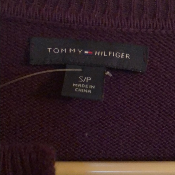 TOMMY HILFIGER WOMENS ARGYLE SIZE S/P SWEATER - Picture 3 of 4